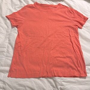Loft - Coral S/S Crew Neck Top - Large